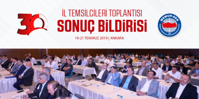 Memur-Sen 30. İl Temsilcileri Toplantısı Sonuç Bildirisi Açıklandı