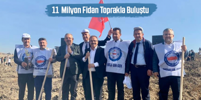 “Geleceğe Nefes” Seferberliği Kapsamında Memur-Sen de Fidanlarını Toprakla Buluşturdu