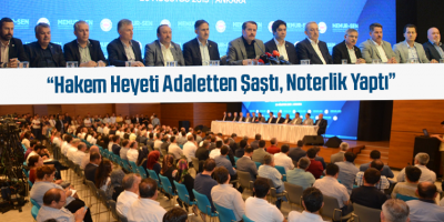 Hakem Heyeti Adaletten Şaştı, Noterlik Yaptı