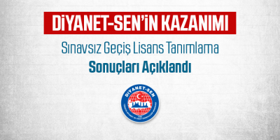 Sınavsız Geçiş Lisans Tanımlama Sonuçları Açıklandı