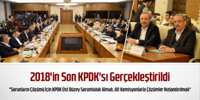 2018'in Son KPDK'sı Gerçekleştirildi
