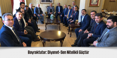 Bayraktutar: Diyanet-Sen Nitelikli Güçtür