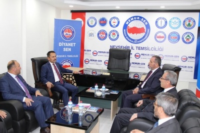 Vali Aktaş’tan Diyanet-Sen’e hayırlı olsun ziyareti