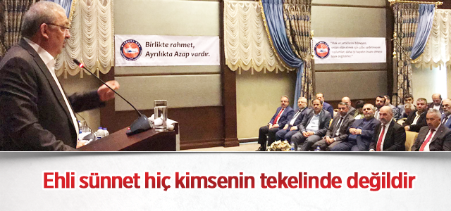 Ehli sünnet hiç kimsenin tekelinde değildir
