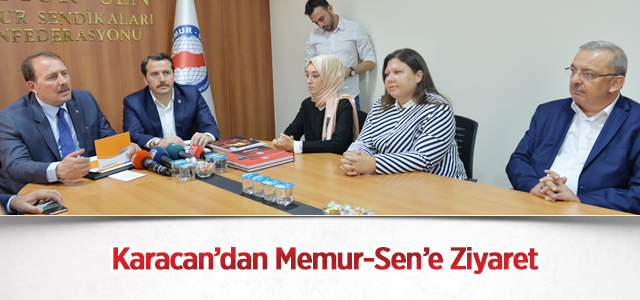 Karacan’dan Memur-Sen’e Ziyaret