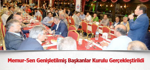 Genişletilmiş Başkanlar Kurulu Gerçekleştirildi