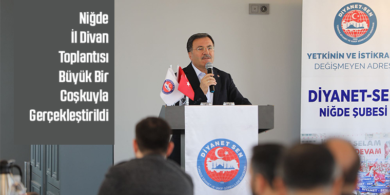 Niğde İl Divan Toplantısı Büyük Bir Coşkuyla Gerçekleştirildi