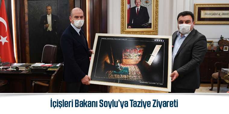 İçişleri Bakanı Soylu’ya Taziye Ziyareti