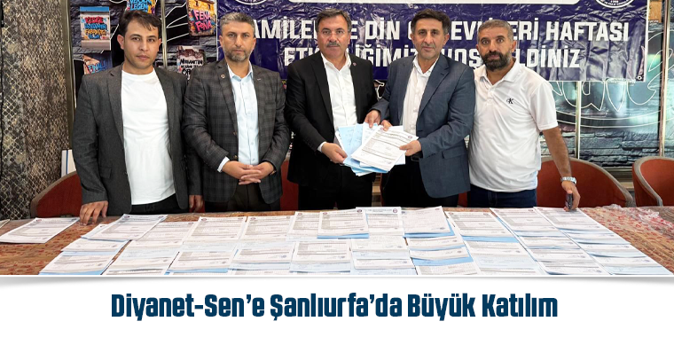 Diyanet-Sen’e Şanlıurfa’da Büyük Katılım