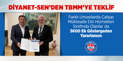 DİYANET-SEN’DEN TBMM’YE TEKLİF