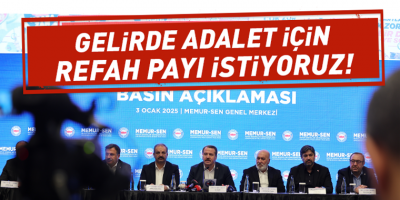 “Gelirde Adalet İçin Refah Payı İstiyoruz”