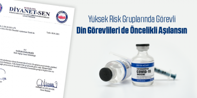 Yüksek Risk Gruplarında Görevli Din Görevlileri de Öncelikli Aşılansın