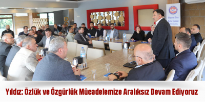 Yıldız: Özlük ve Özgürlük Mücadelemize Aralıksız Devam Ediyoruz