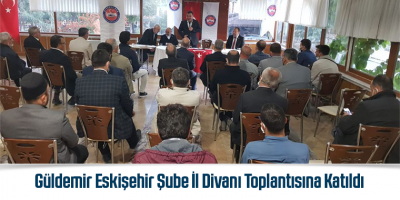 Güldemir Eskişehir Şube İl Divanı Toplantısına Katıldı