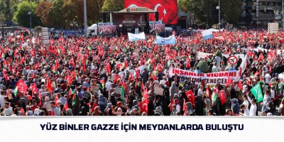 Yüz Binler Gazze İçin Meydanlarda Buluştu