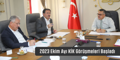 2023 Ekim Ayı KİK Görüşmeleri Başladı
