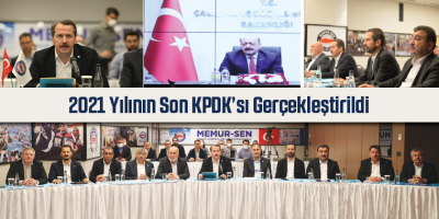 2021 Yılının Son KPDK’sı Gerçekleştirildi
