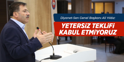 Yetersiz Teklifi Kabul Etmiyoruz