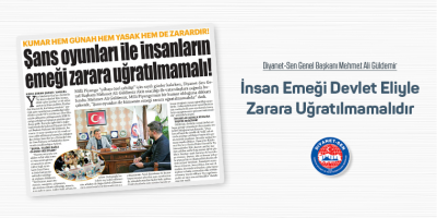 Güldemir: İnsan Emeği Devlet Eliyle Zarara Uğratılmamalıdır