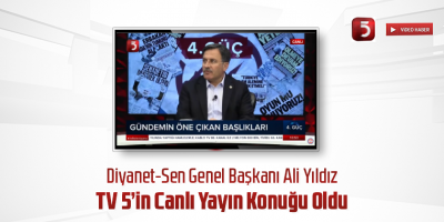 Genel Başkan Yıldız TV 5’in Canlı Yayın Konuğu Oldu