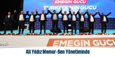 Ali Yıldız Memur-Sen Yönetiminde