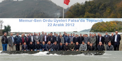 Ordu 2 nolu Şubemiz Memur-Sen İstişare Toplantısına Ev Sahipliği Yaptı