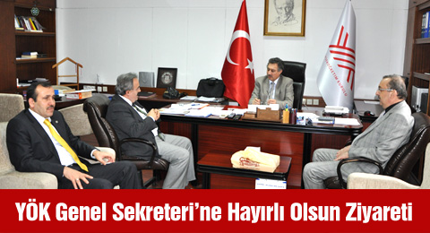 YÖK Genel Sekreteri Süleyman Necati Akçeşme’ye Hayırlı Olsun Ziyareti