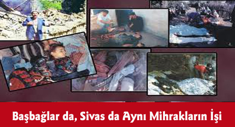 Başbağlar da, Sivas da Aynı Mihraklarca Tezgahlanmış Olaylardır