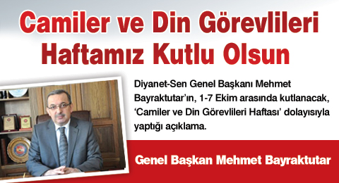 Camiler ve Din Görevlileri Haftamız Kutlu Olsun‏