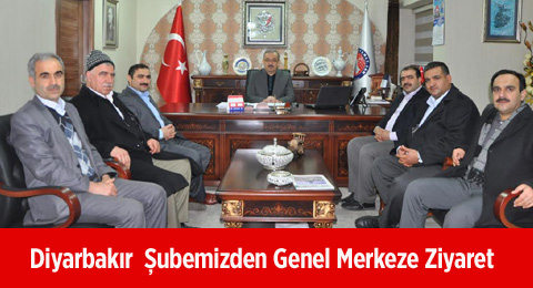 Diyanet-Sen Diyarbakır Şubesinden Genel Merkeze Ziyaret