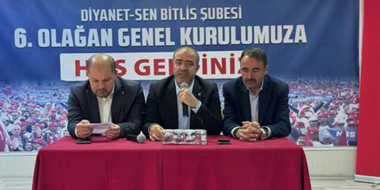 Bitlis’de Behzat Durak Yeniden Şube Başkanı Seçildi