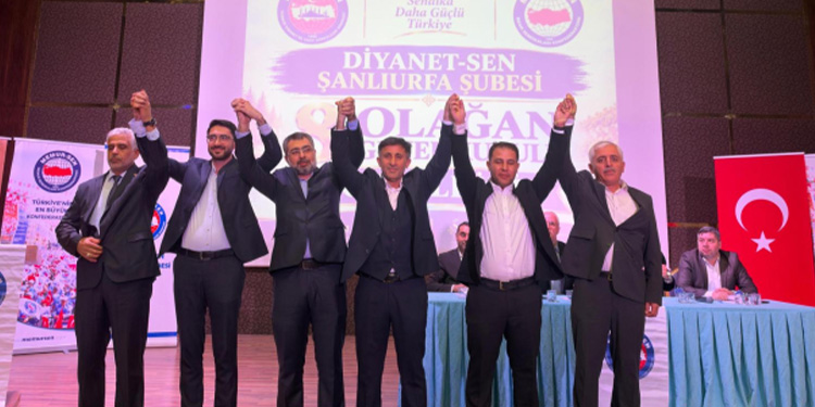 Diyanet-Sen Şanlıurfa Şubesi’nde Mehmet Hadi Gündüz Güven Tazeledi