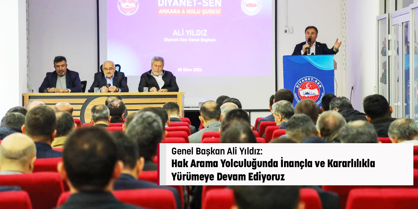Genel Başkan Ali Yıldız: Hak Arama Yolculuğunda İnançla ve Kararlılıkla Yürümeye Devam Ediyoruz