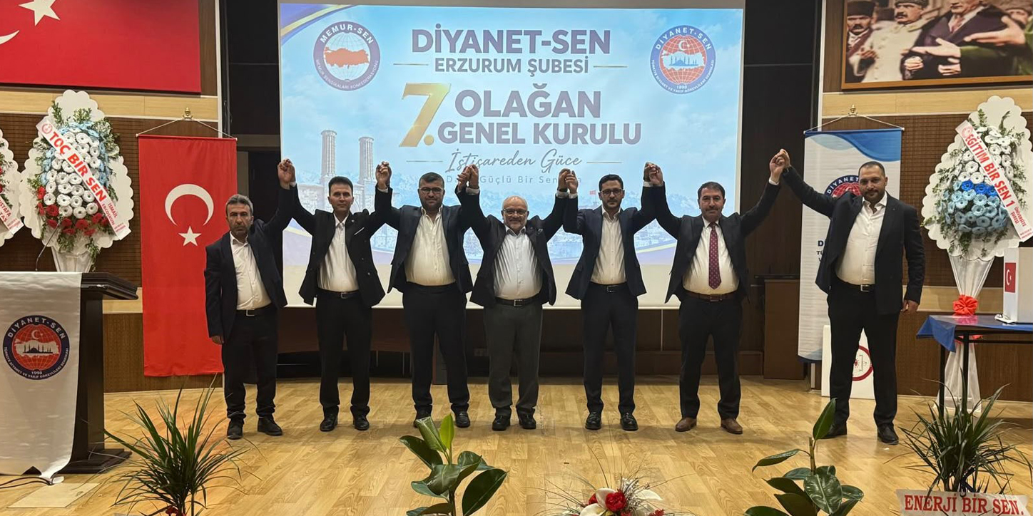 Diyanet-Sen Erzurum Şubesi 7. Olağan Genel Kurulu Yapıldı