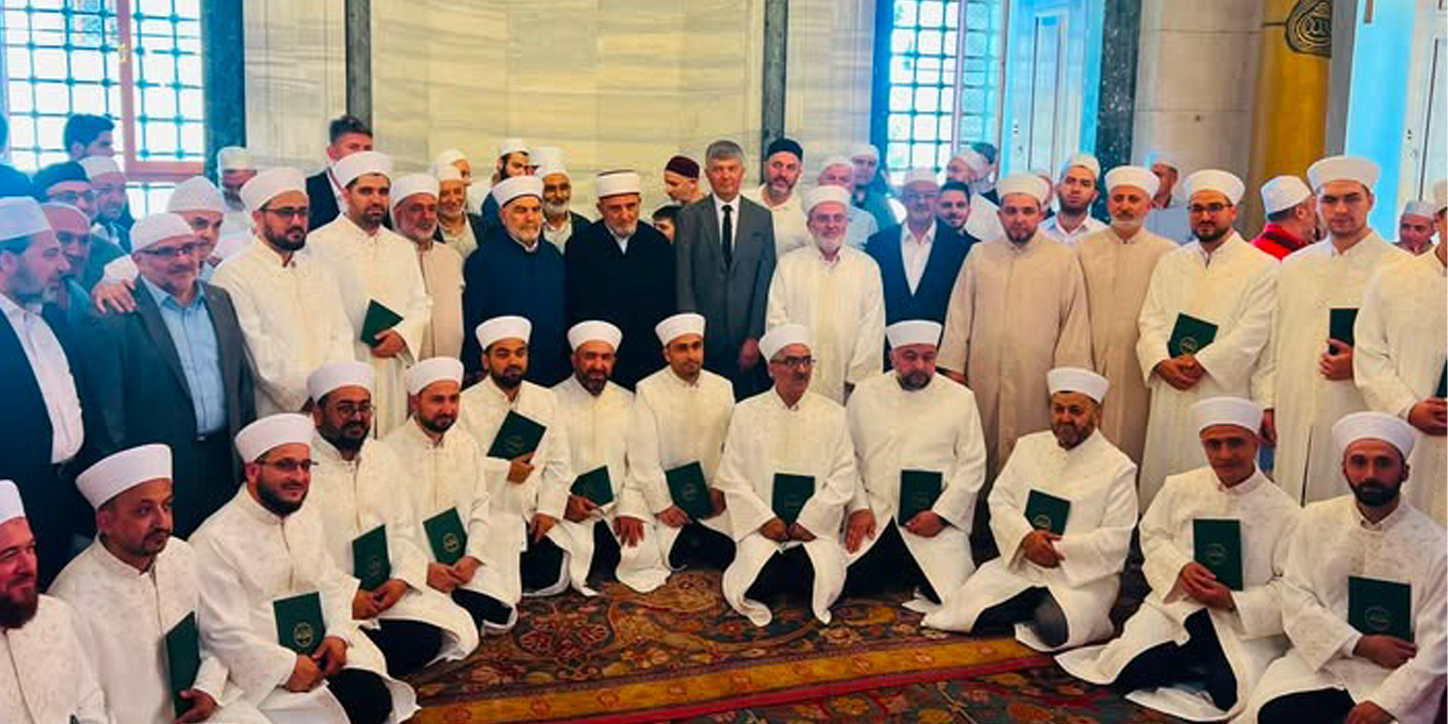 Genel Sekreter Özkan Fatih Camii’ndeki İcazet Merasimine Katıldı