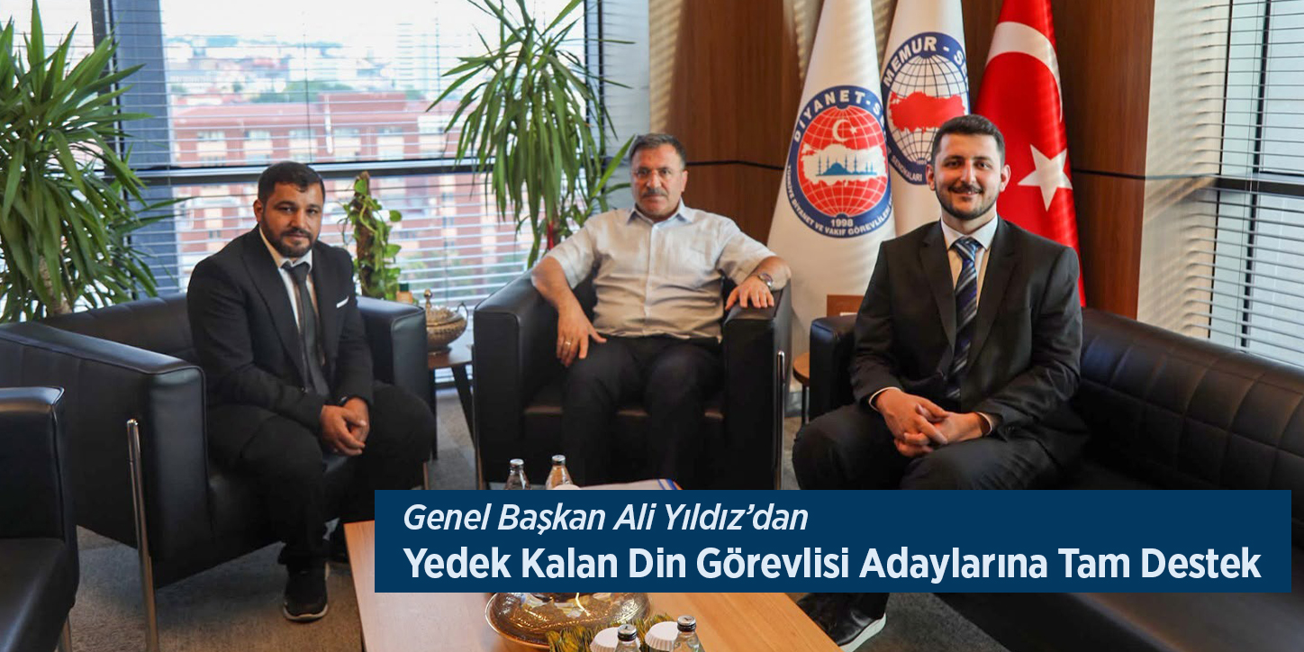 Genel Başkan Ali Yıldız’dan Yedek Kalan Din Görevlisi Adaylarına Tam Destek