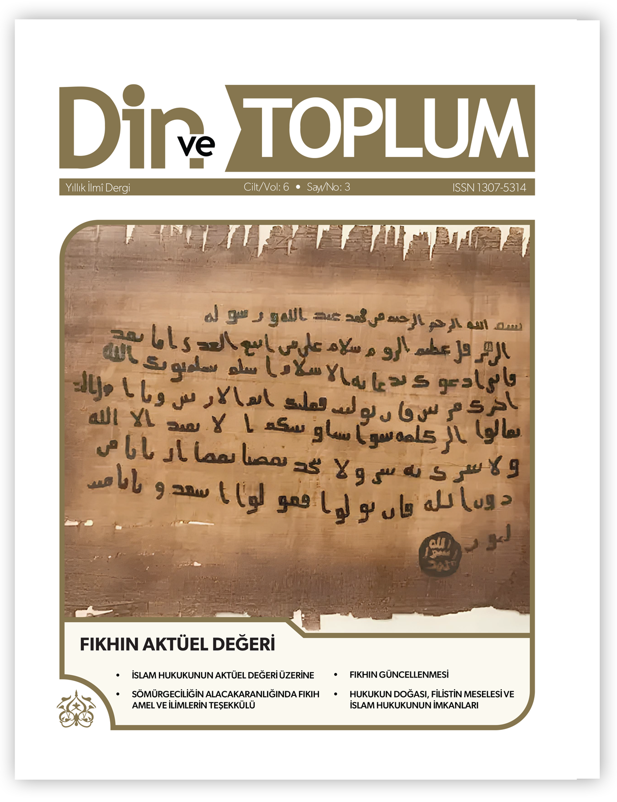 Din ve Toplum Dergisi Sayı 6